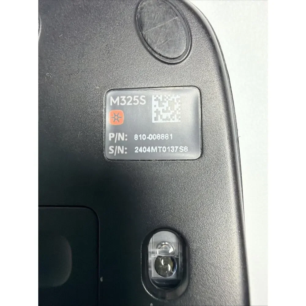 Logitech M325S Ambidextrous Blue Wireless Optical Mouse 2.4 GHz USB Receiver